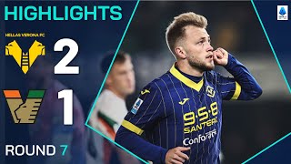 VERONAVENEZIA 21  HIGHLIGHTS  Verona win the derby  SERIE A 202425 [upl. by Russian88]