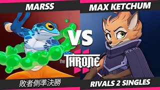 The Throne 2 敗者側準決勝  Marss Ranno Vs Max Ketchum Fleet Rivals of Aether 2  RoA2 [upl. by Allianora]