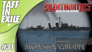 Silent Hunter 5  Battle of the Atlantic  Monsun Gruppe [upl. by Leahcim]