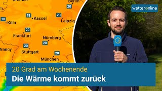 Wärme kehrt zurück – 20 Grad am Wochenende [upl. by Ttennaj]