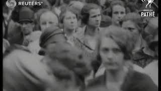 LUXEMBOURG Church dancing procession at Echternach 1927 [upl. by Ymaj]