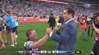 Cronulla Sharks 2016 Grand Final victory lap  interviews [upl. by Dragde]