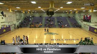 Hermiston High  Varsity Basketball vs Pendleton 2252014 [upl. by Mur]