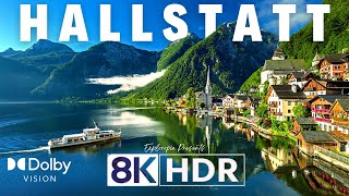 Hallstatt Austria in 8K ULTRA HD HDR 60 FPS Video by Drone [upl. by Hameean]