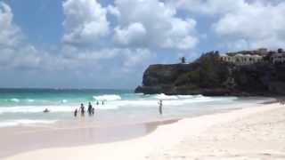 Enjoying the Waves at Crane Beach Barbados [upl. by Clea515]