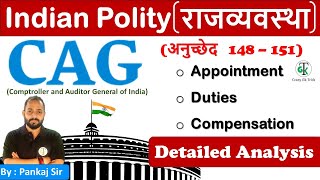 Comptroller And Auditor General of India  CAG of India  Indian Polity  Crazy Gk Trick [upl. by Jillian]