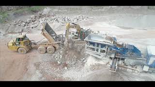 Grange Quarry Ag Lime Production [upl. by Eiroc]