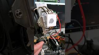 using a Peltier device to cool a CPU BELOW 0° shorts [upl. by Bullis212]