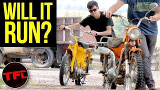 Barn Find Bikes Can We Bring A Classic Honda Trail 90 Back To Life After THIRTY Years In A Barn [upl. by Quincy]