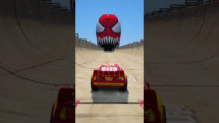 RELÂMPAGO MCQUEEN na MEGA RAMPA do HOMEM ARANHA no GTA 5  shorts [upl. by Singh]