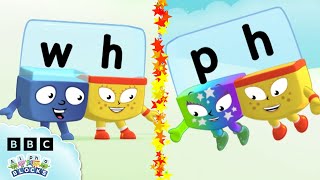 WH and PH Spelling  Quick Learning  Learn the Alphabet  Alphablocks [upl. by Warder751]