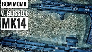 BCM MCMR v Geissele Mk14  Battle For MLOK Rail Supremacy [upl. by Bury]