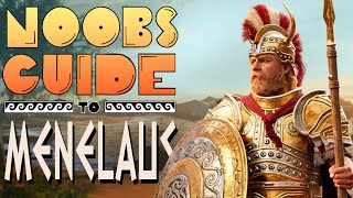 NOOBS GUIDE to MENELAUS  A TOTAL WAR SAGA Troy [upl. by Schnorr]