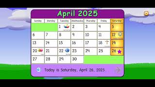 Starfall Calendar April 26 2025 [upl. by Suoivatram]