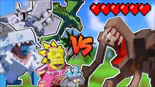 MOWZIES MOBS vs SCAPE AND RUN PARASITES en MINECRAFT [upl. by Aisyat402]