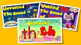 The Sound of Thth  Digraphs  VoicedUnvoiced  Compilation  Phonics Mix [upl. by Callista875]