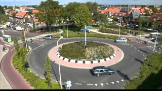 Dutch roundabouts with bicycle paths  Nederlandse rotondes [upl. by Fortunato]