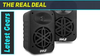 PyleUsa Indoor Outdoor Speakers Review  Ultimate 500W Dual Waterproof Audio System [upl. by Lathrop]