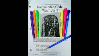 Hammurabis Code DBQ Document D [upl. by Ellora796]