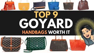 TOP 9 GOYARD HANDBAGS ❤️ WORTH BUYING that are STILL WORTH IT GOYARD PARIS REVIEW Luxury Bag Lover [upl. by Teloiv]