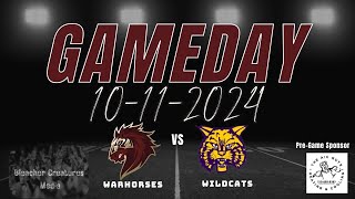 Devine Warhorses Vs Carrizo Spring Wildcats 101124 [upl. by Arev]