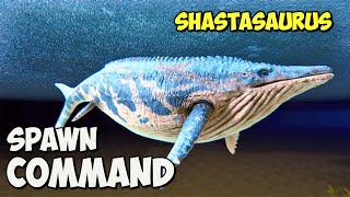 Shastasaurus ARK Survival Ascended Spawn COMMAND  How To Summon Shasta Code ASA [upl. by Meris]