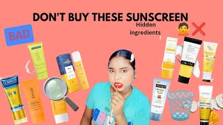 THE DARK TRUTH OF POPULAR SUNSCREEN ❌✅ watch this before buying any sunscreen [upl. by Elayne]