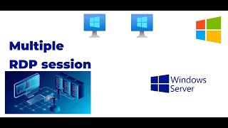 How to Enable Multiple Remote Desktop Connection RDP Sessions on Windows Server [upl. by Duwalt]