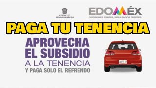 PAGO DE TENENCIA DE MOTO O CARRO ESTADO DE MÉXICO 2022  TRÁMITES  FÁCIL Y RÁPIDO  MASSIOSARE [upl. by Anilad]