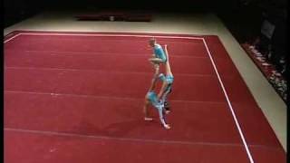 ACROGYM WK 2006 JUNIOREN TRIO BELGIE COMBI [upl. by Aihsinat]