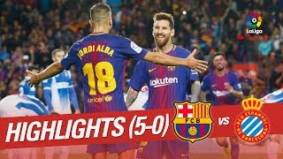 Resumen de FC Barcelona vs RCD Espanyol 50 [upl. by Roht]