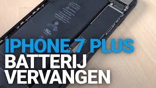 iPhone 7 Plus batterij vervangen  Fixjenl [upl. by Leirol]