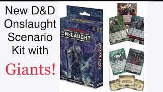 NEW Dungeons and Dragons Onslaught The Great Giant Games 2024 Scenario Kit Overview [upl. by Shere]