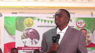 Gabiley Daawo Gudoomiye Ramaax Oo Ka Baha La Maray Madaxweyne Muuse Biixi [upl. by Bezanson74]