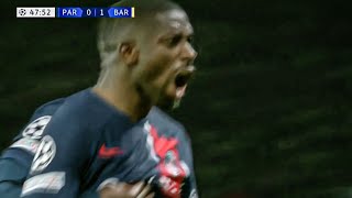 Ousmane Dembele Goal vs Barcelona  PSG vs Barcelona [upl. by Nealah850]