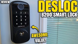 This Smart Lock is TOO GOOD For It’s Price  DESLOC B200 Fingerprint Smart Lock Review [upl. by Schuh]