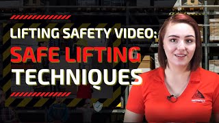 Lifting Safety Video Safe Lifting Techniques in the Workplace [upl. by Fortunio]