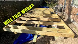 Framing The Floor  Off Grid Tiny House Build  Ep 2 [upl. by Bushey411]