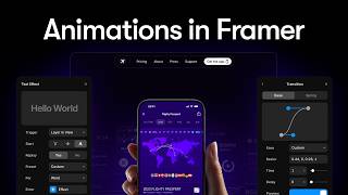 Framer Animations Beautiful Things Happen [upl. by Hserus886]