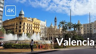 Valencia  Ciutat Vella  4K  España [upl. by Yenhoj]