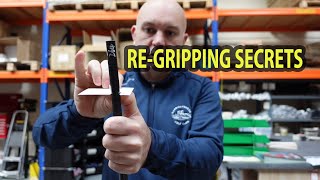 Golf Regripping Pros SECRET and Top Tip when regripping a full set of golf clubs [upl. by Drugi848]