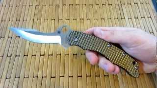 Spyderco Szabo Folder  Knife Review [upl. by Hgielra]