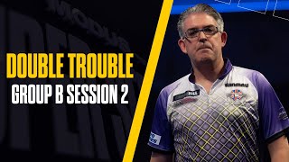 Can The Canadian Complete The Job🇨🇦👀  Darts  Series 8 Double Trouble  Group B Session 2 [upl. by Hogle]