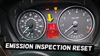 HOW TO RESET EMISSION INSPECTION SERVICE LIGHT BMW E90 E91 E92 E93 325i 328i 330i 335i 320i 318i 316 [upl. by Celia]