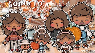 ⊹ ࣪ ˖ Going to a PUMPKIN PATCH 🧣🐾  voiced 🥨  Toca Boca Life World Roleplay 🌻💭🥮 ˙  ꒷ [upl. by Karee]