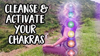 Chakra Cleansing Meditation  Cleanse Unblock and Activate All 7 Chakras [upl. by Avner587]