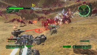 Earth Defense Force 6 Fencer Sweaty Gameplay [upl. by Gamber]