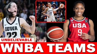 Caitlin Clark Aja Wilson Napheesa Collier Headline 2024 AllWNBA Teams [upl. by Enegue]