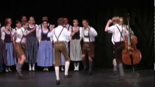 Austrian traditional folk dance Auerhahn Schuhplattler [upl. by Ydnir905]