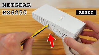 Netgear EX6250 WiFi extender dual band • Factory reset [upl. by Ahseenat]